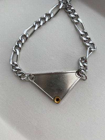 White Pyramid Necklace